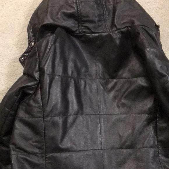 DANIER Black Genuine leather jacket - Picture 6 of 12